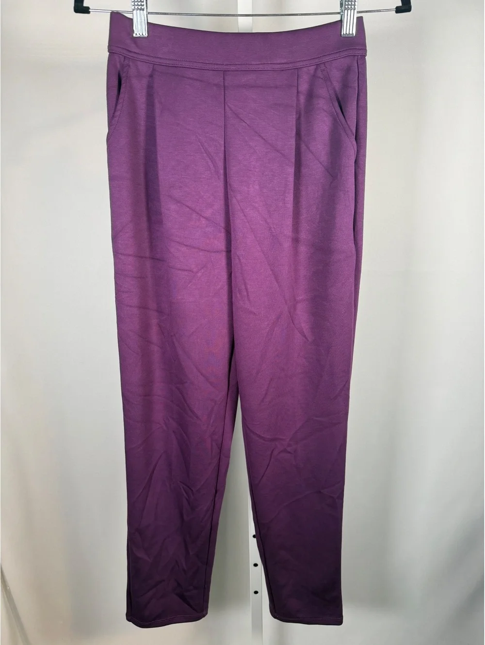 Halara Purple High Waisted Tapered Pocket Pants Women’s Small